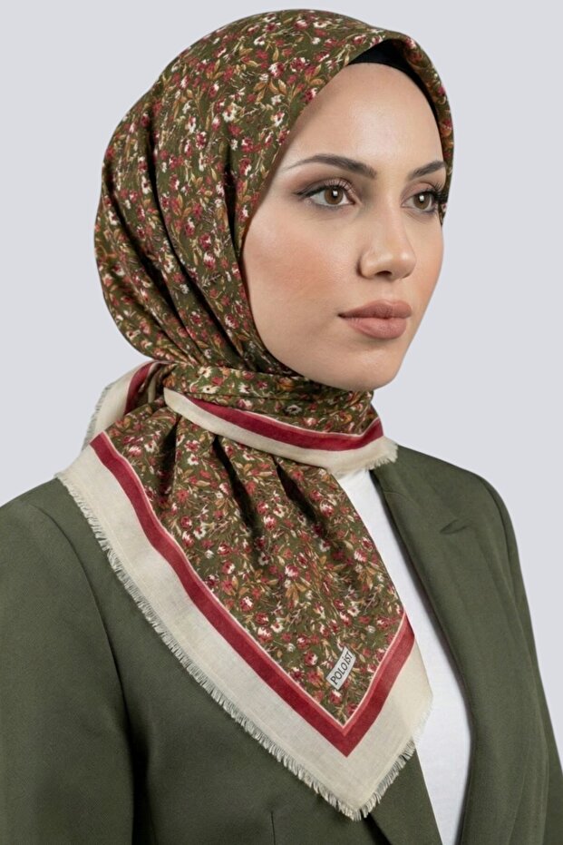 Women's Floral Flared Scarf 6508