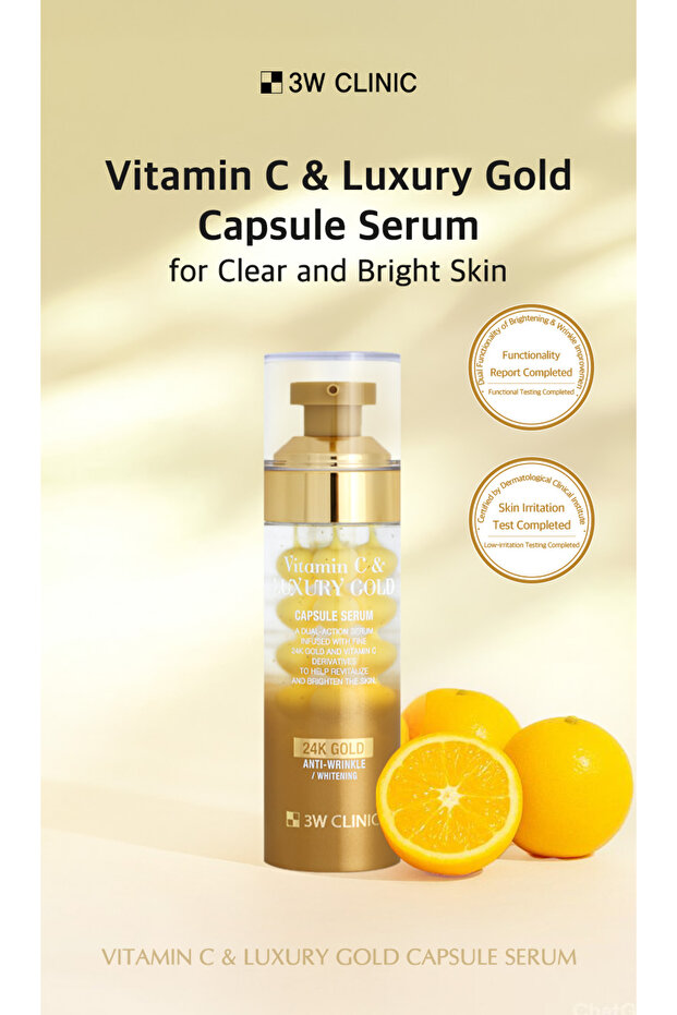 VITAMIN C & LUXURY GOLD CAPSULE SERUM