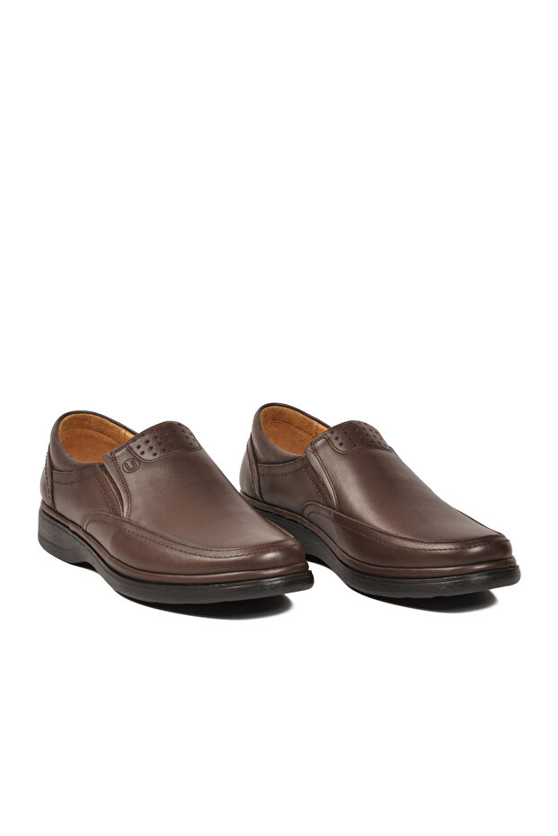 016 m Brown Genuine Leather Men's Casual Shoes