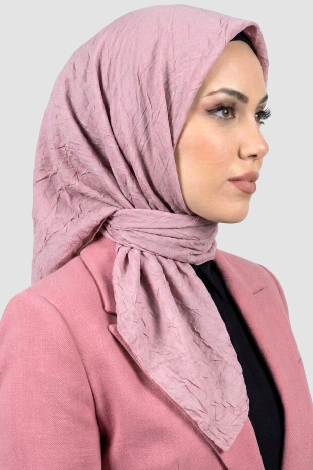 Women's Light Pink Deluxe Bamboo Crush Scarf
