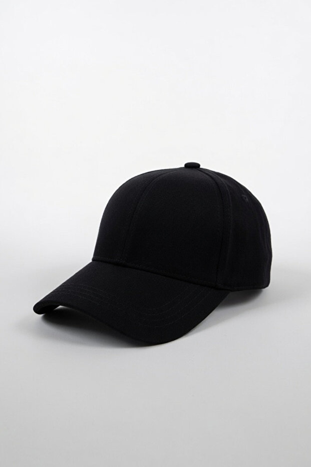 Luxury Unisex Black Cotton Baseball Cap | Premium Casual Outdoor Model