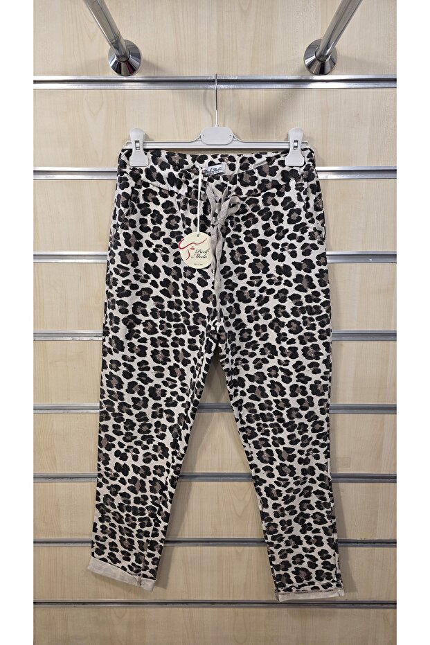 Italian Trousers Leopard Pattern - 1