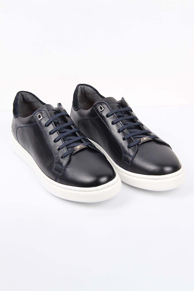 Men's Navy Blue Sneaker – Casual, Stylish, Comfortable Sole Shoes