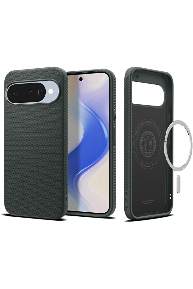Liquid Air MagFit Google Pixel 10 Case / Pixel 10 PRO Case Cover [Pixelsnap and MagSafe compatible] - Abyss Green
