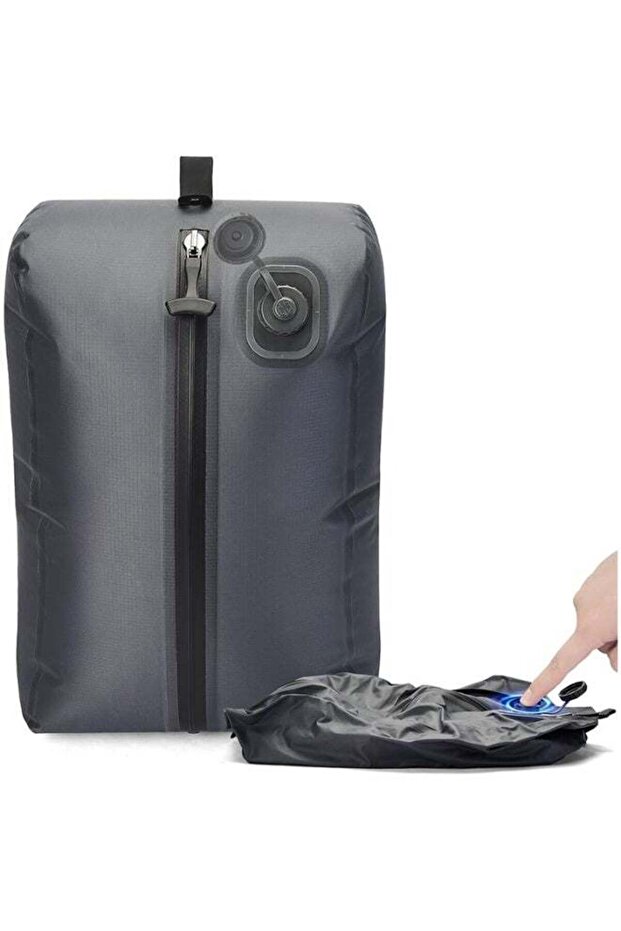 Reusable TPU Auto Vacuum Storage Bags – Pump-Free One-Button Compression for Travel