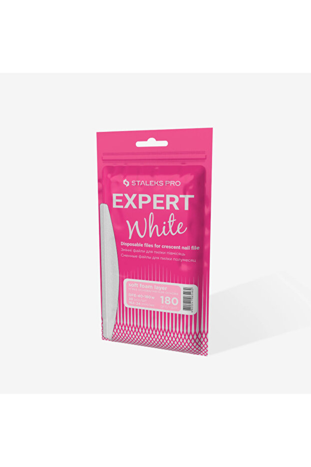 disposable white files for crescent nail file