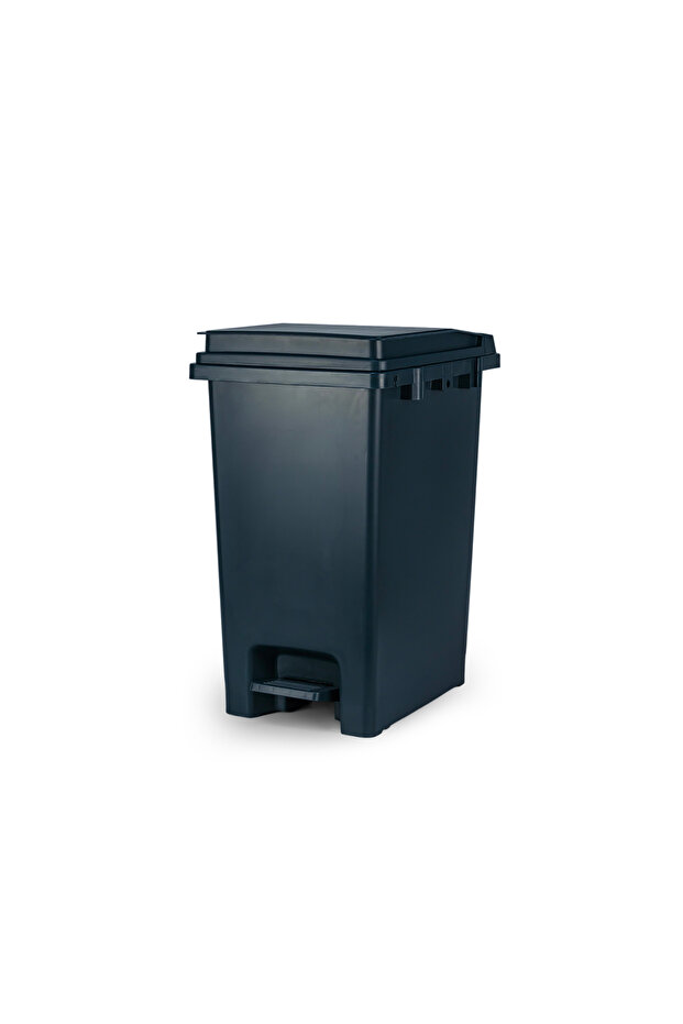 Pedal Dustbin 20L Plastic with Lid, Foot Operated Waste Bin, Durable Garbage Dustbin for Kitchen, Bathroom & Office, Hygienic Covered Trash Can, Compact Home Use