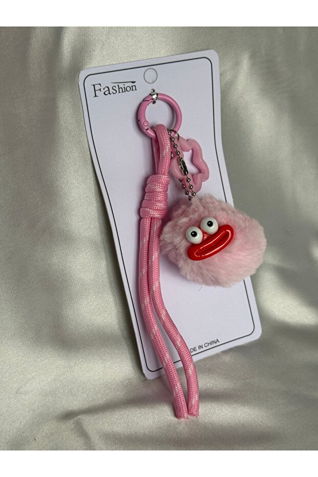 Pofuduk Funny Face Keychain Bag Charm