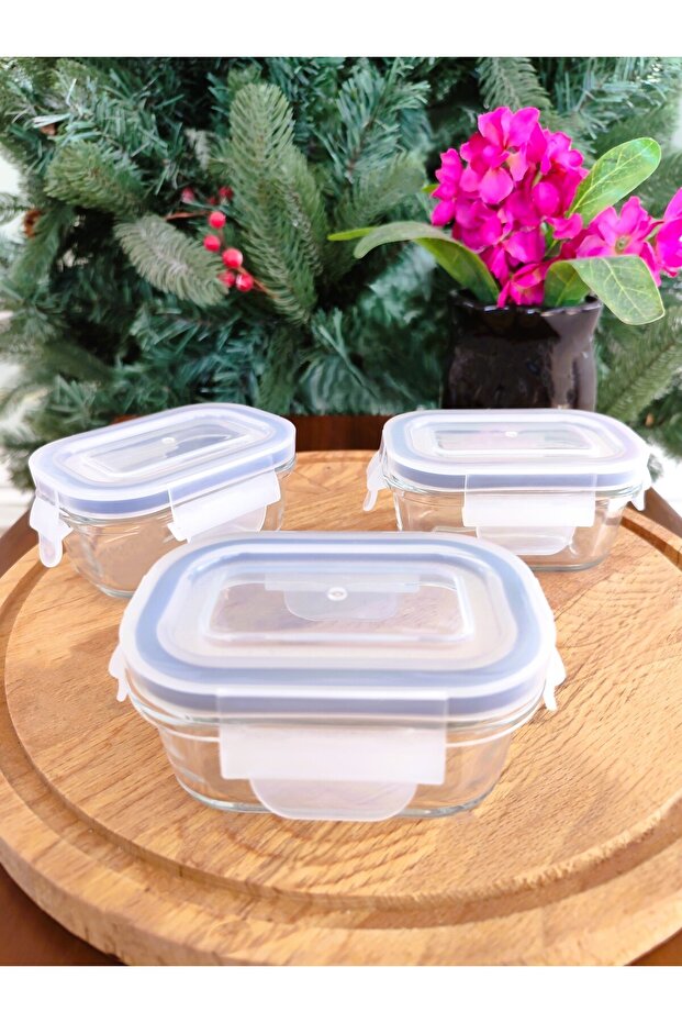 Marle 3-Piece Rectangular Mini Storage Container - 120 ml - 6