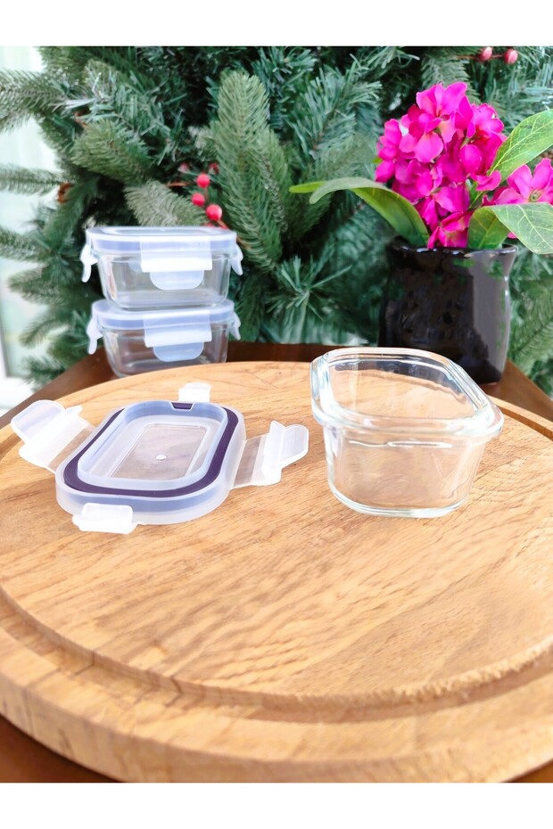 Marle 3-Piece Rectangular Mini Storage Container - 120 ml - 5