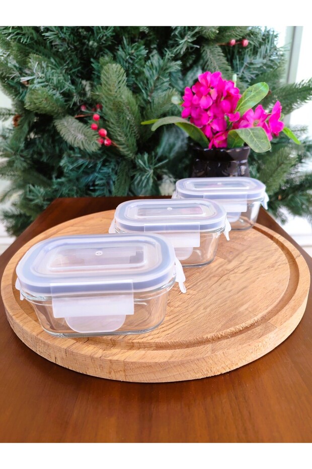 Marle 3-Piece Rectangular Mini Storage Container - 120 ml - 7