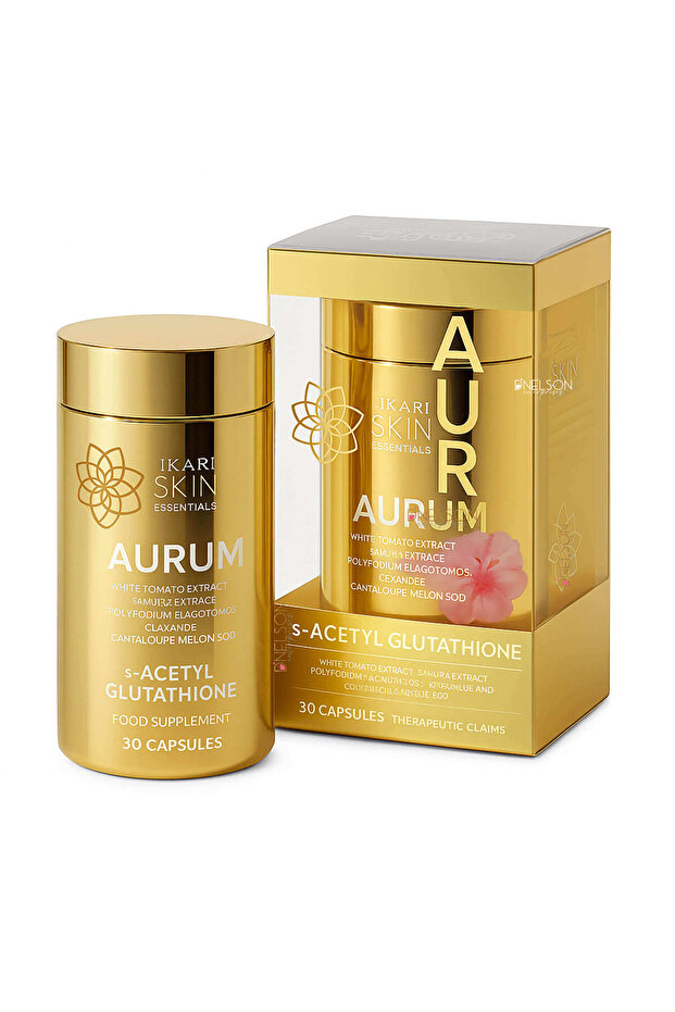 مكمل غذائي للبشرة AURUM S-Acetyl Glutathione مضاد للأكسدة