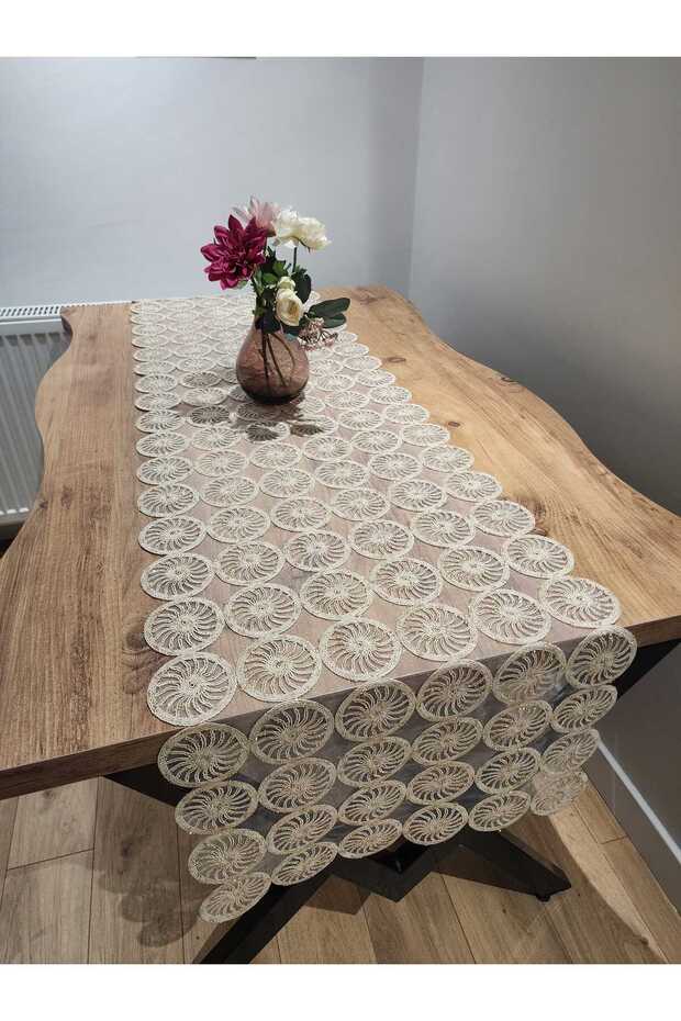 Luxury Modern Design Runner Tablecloth 2.20X47Cm