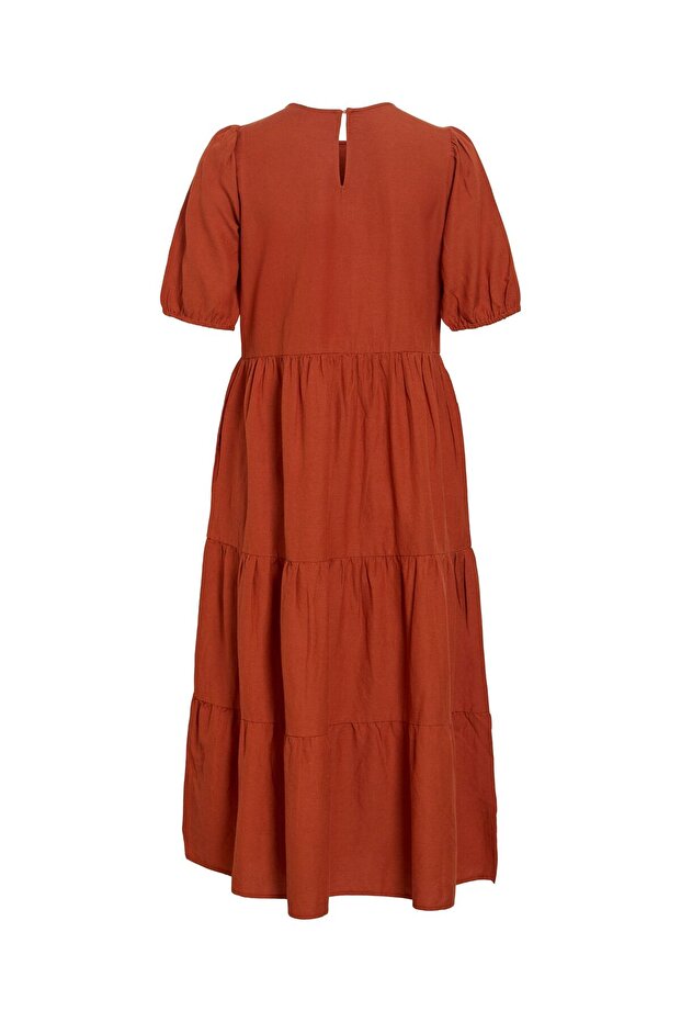 Maxikleid VIPRISILLA Kurzarm - 3