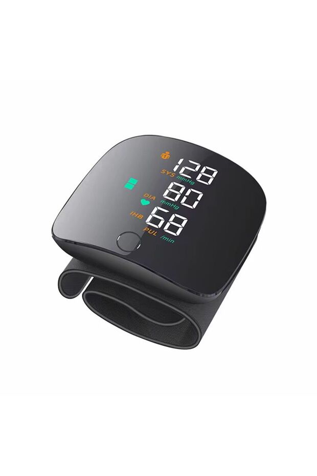 Wrist Electronic Sphygmomanometer with LCD Display – Rechargeable, Accurate Blood Pressure Monitor