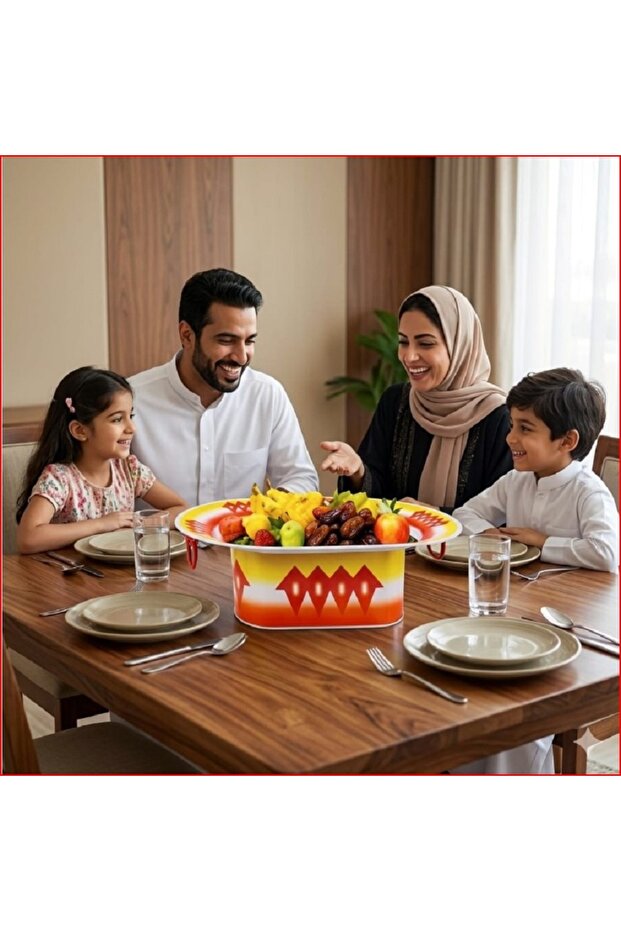 صينية تقديم ضيافة متعددة النقشات - شكل رقم 2