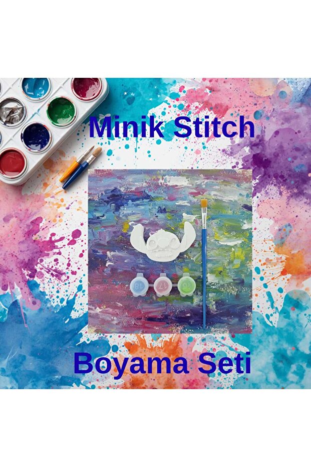 Stitch mini boyama seti