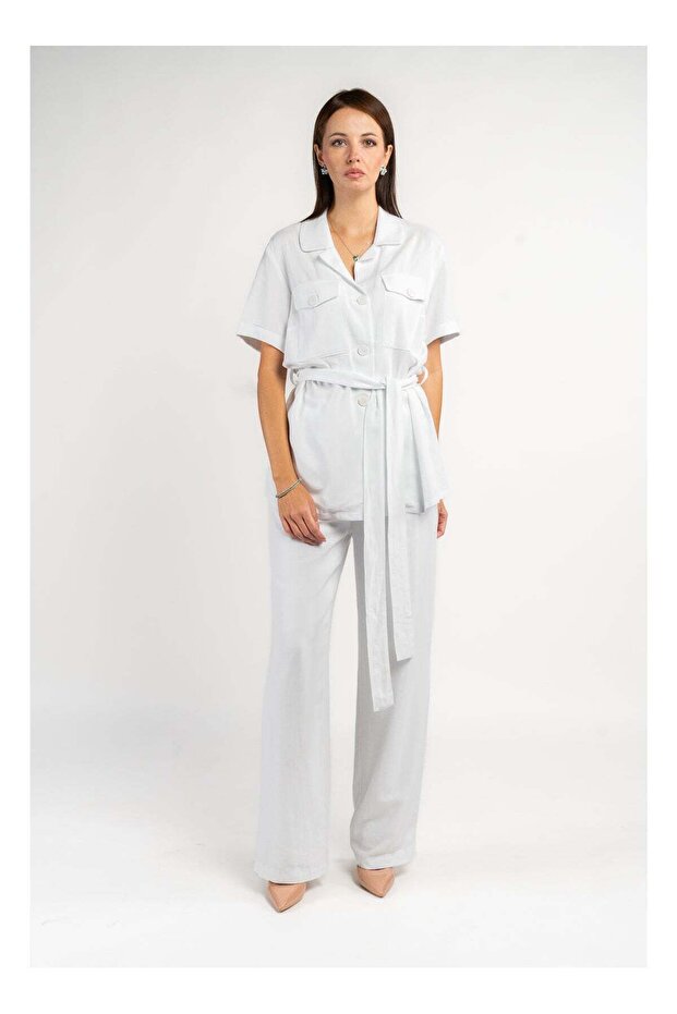Linen White Co-Ord Set