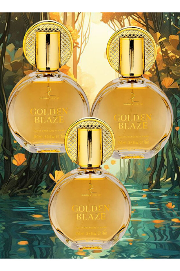 3 قطع من عطر جولدن بليز 100 مل
