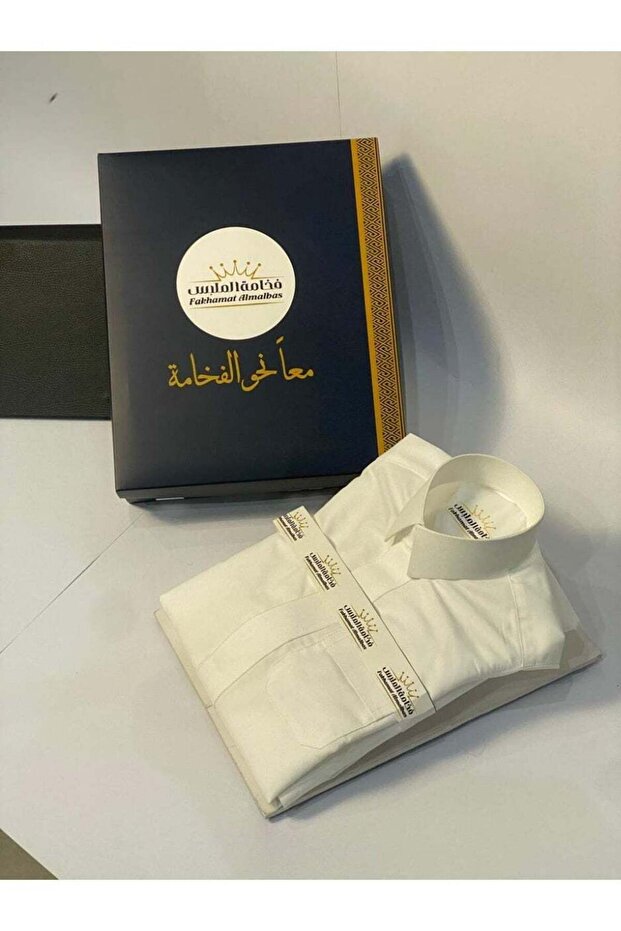 ثوب رجالي صيفي سعودي – قماش ساده خفيف الوزن، واسع، تصميم أنيق بأكمام واسعة، مقاس:54-28 اللون : سكري