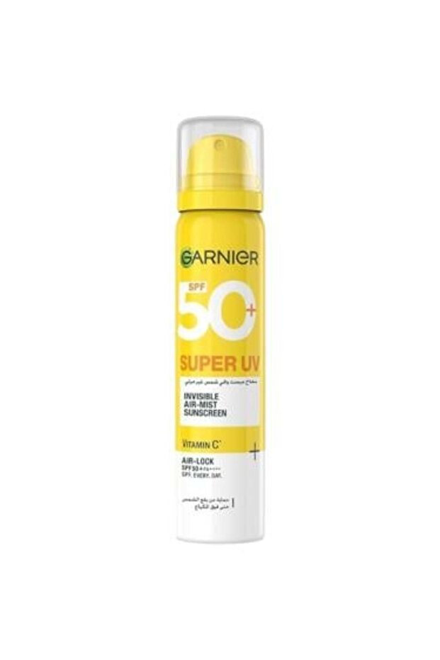 واقي شمس سوبر يو في غير مرئي +50 spf بفيتامين سي من غارنييه - 75 مل