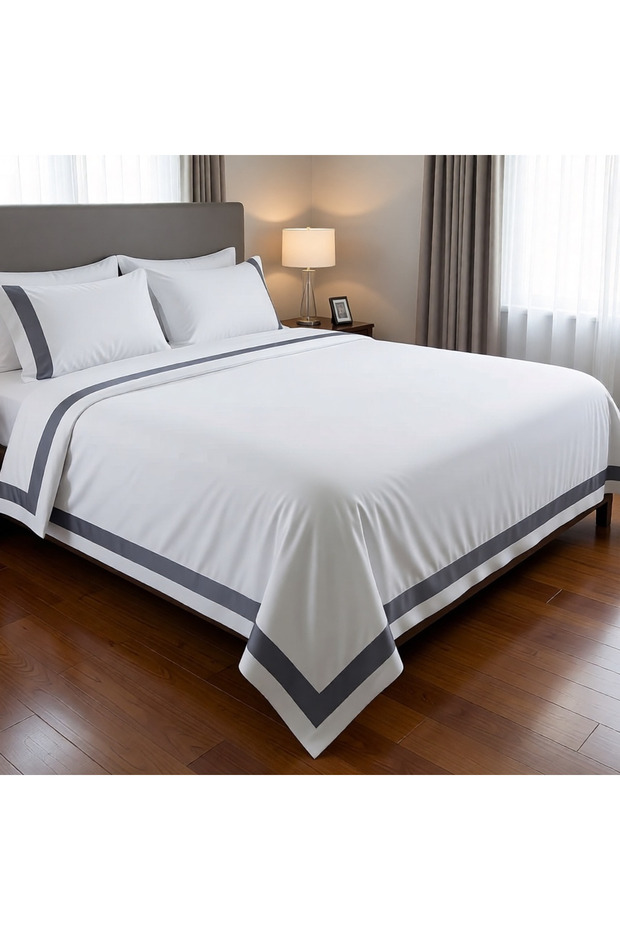 100% Cotton Double Duvet Cover Set – Natural and Breathable Fabric