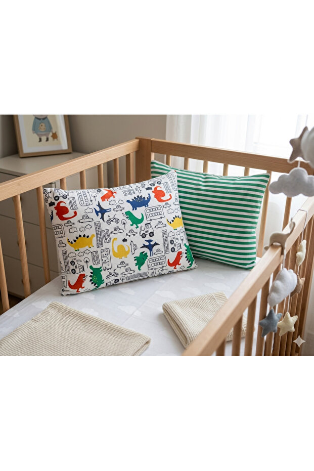 100% Cotton 2-Piece Pillowcase Set for Baby Boy & Child 35 X 45 cm