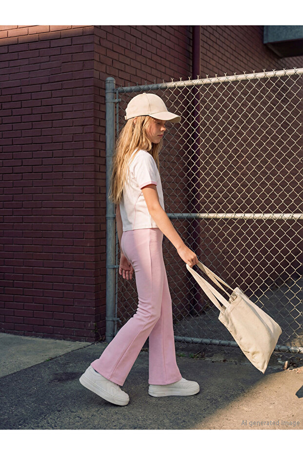 Nevavm Girl's Soft Touch Spanish Leggings with a Difference