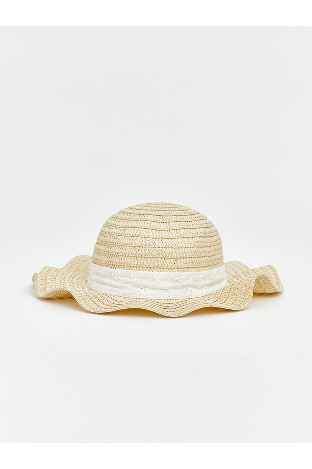 Vizyon New Season Girls' Straw Bucket Hat