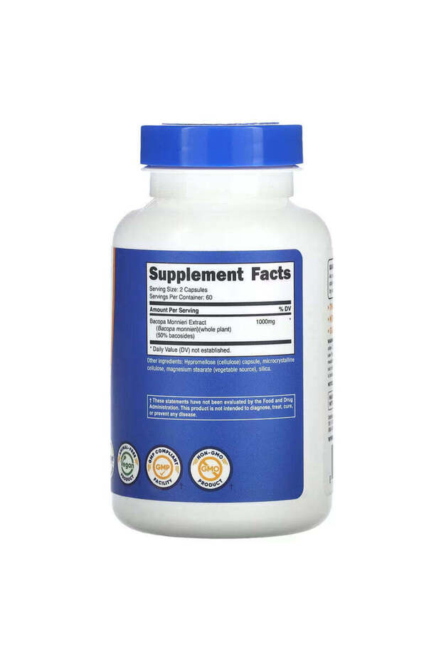 Bacopa Monnieri 120 Capsules - 2