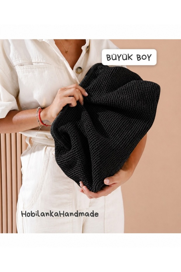 Hobilankahandmade Women's Handmade Scholar Straw Knitted Handbag - Handmade