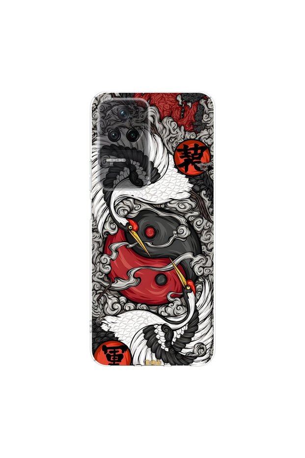Poco F4 Compatible Aesthetic 4 Design Transparent Case