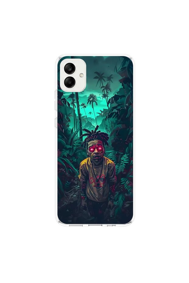 Samsung Galaxy A04 Compatible Aesthetic 7 Design Transparent Case