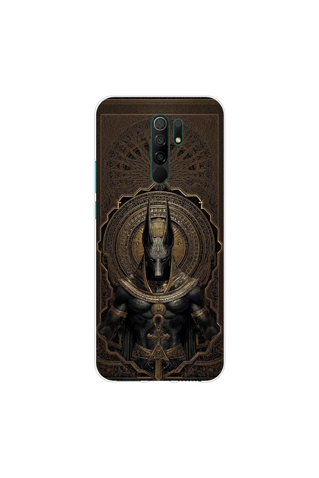 حافظة شفافة متوافقة مع Redmi 9 بتصميم Antik 1