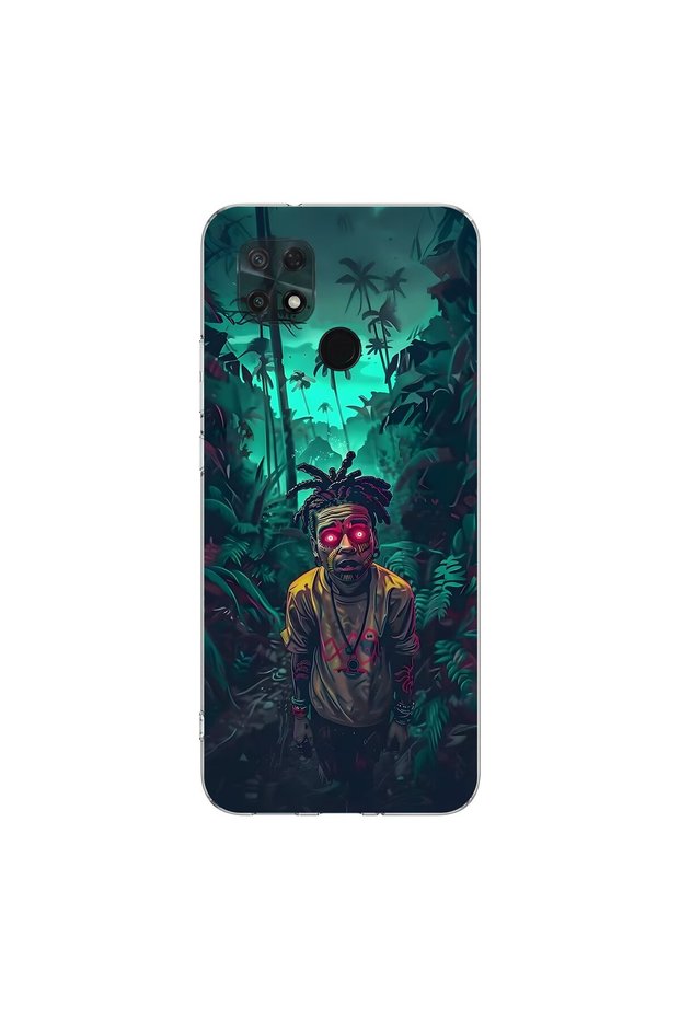 Poco C40 Compatible Aesthetic 7 Design Transparent Case