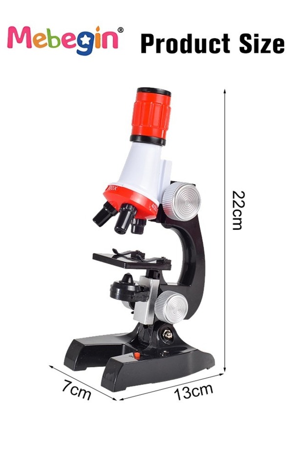 1200X Microscope Science Kits, High Definition Adjustable Microscope Kit, Biological Science Learnin - 8