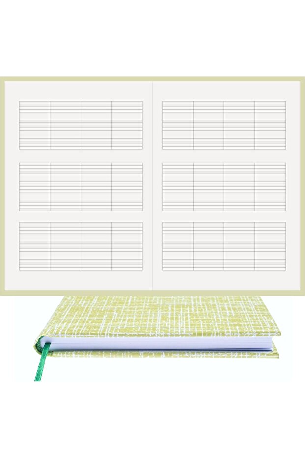 Piano Notation Notebook (Keyless Triple System K.Ç) 100% Handmade, Hand-Sewn, 2026 Collection - (A/5)