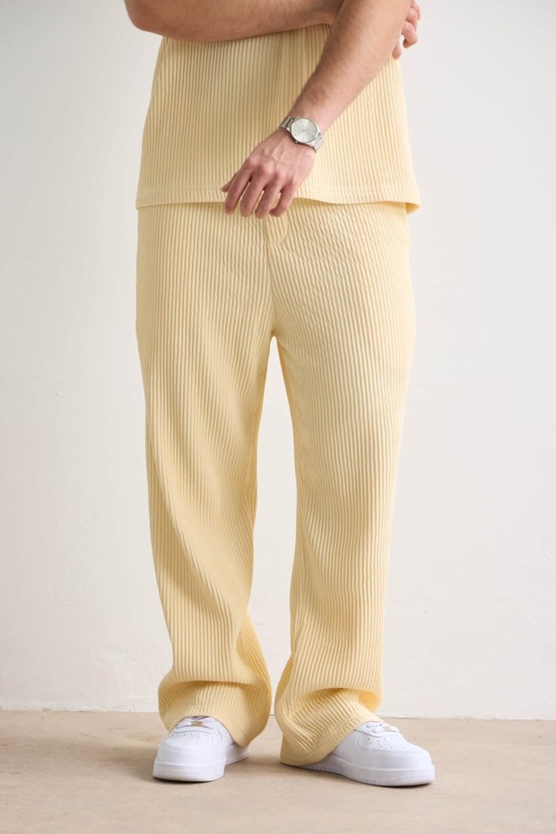 Basic Ottoman Kumaş Baggy Fit Eşofman Altı
