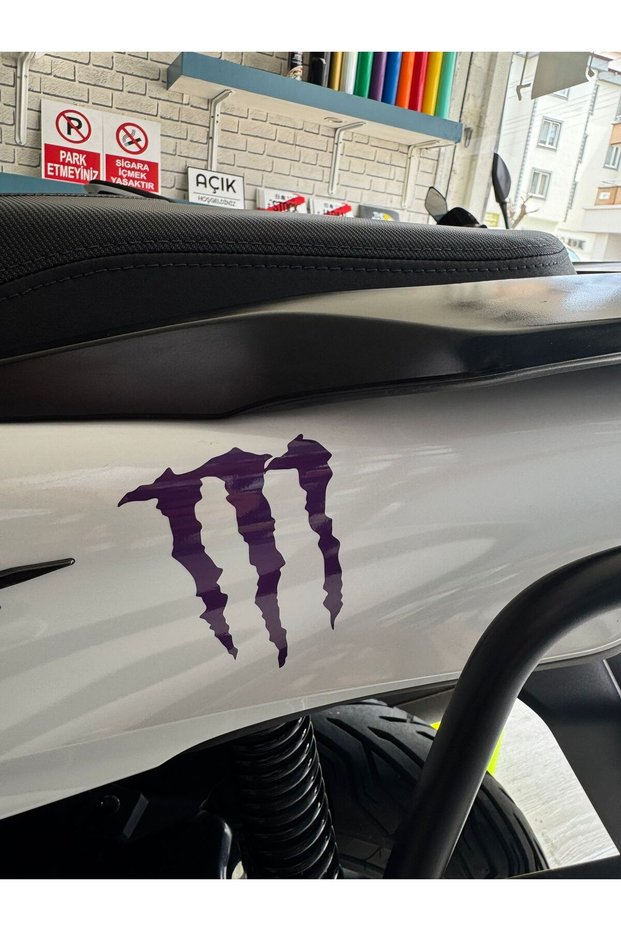 Monster Mor Color Sticker Label for Car-Helmet-Motor