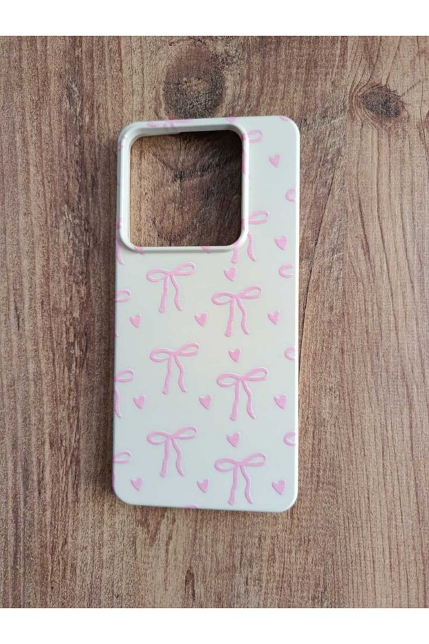 Mi 14t Pro Bow Ribbon Printed Silicone Phone Case (Compatible with Mi 14t Pro Model)