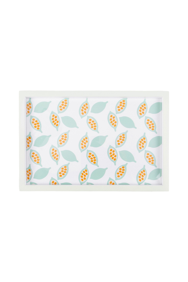Leaf Pattern Serving Tray From Azela - 1