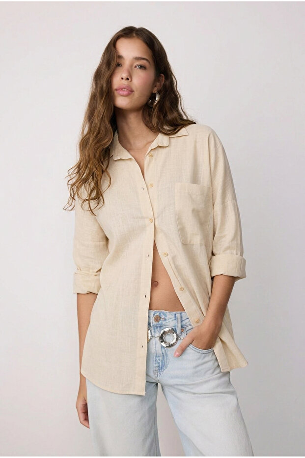 Women's Perry Linen Shirt Oversize