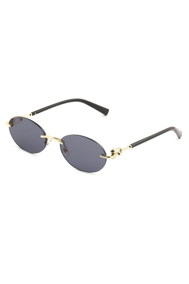 Women's Oval Cut Glass Sunglasses Tctga002601G0359