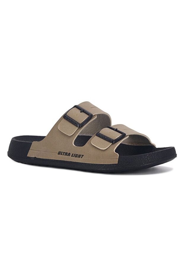 26001-26 Double Buckle Ultra Light Anatomical Men's Slippers