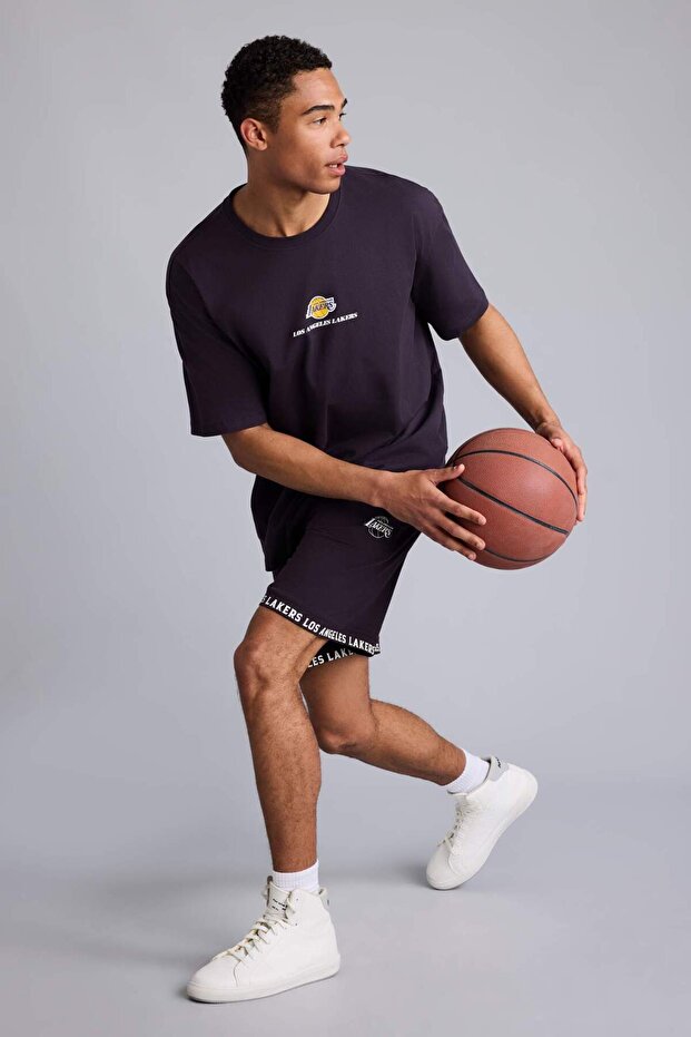 Nba Los Angeles Lakers Standard Fit Shorts E2243Ax26Sp