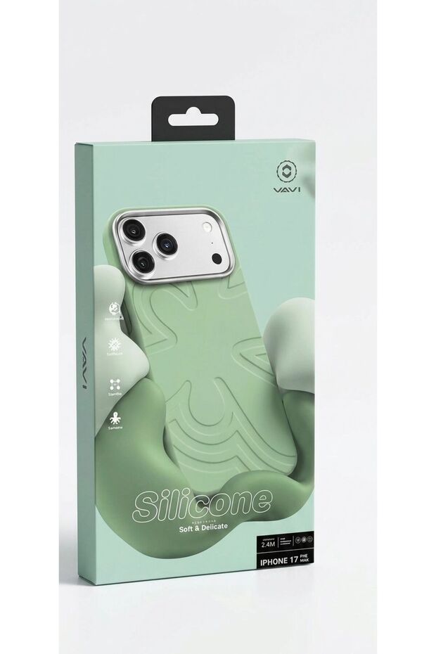 Premium Silicone Case for iPhone 17 Pro Max - 360° Protection, Soft Touch, Vibrant Colors