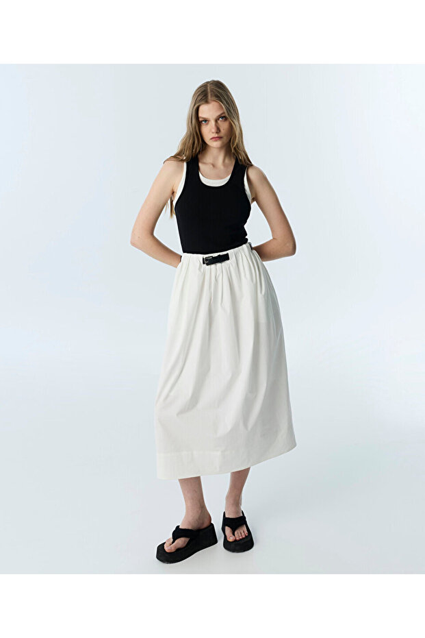 Belted Colorblock Dress
