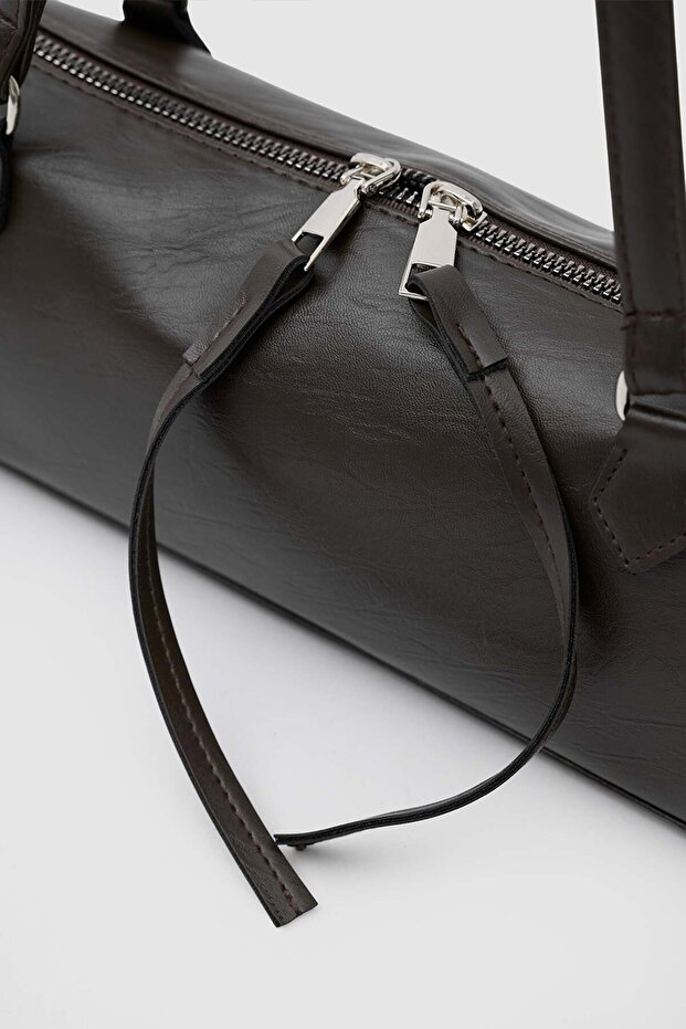 Core Basic Baguette Bag Brown - 7