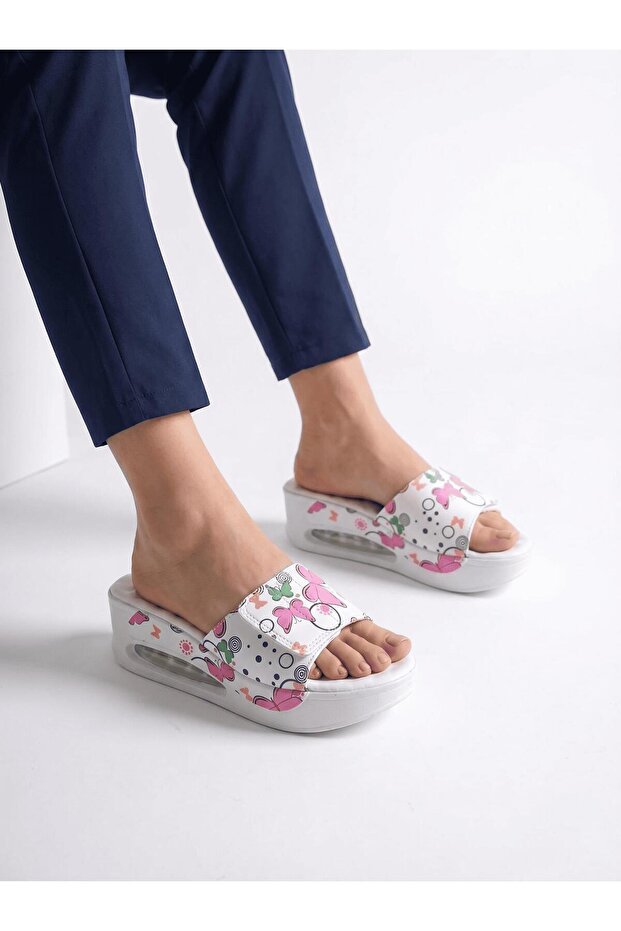 Women's Orthopedic Air Sole Daily Slippers – Anatomically Supported Platform 0455 Summer Collection