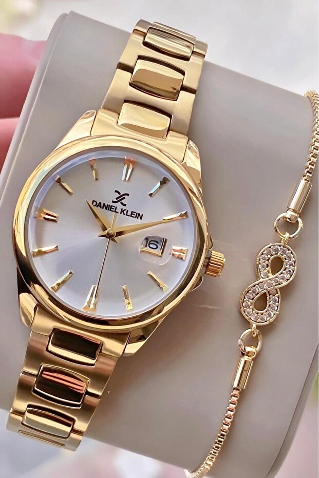 Women's Watch Gold Steel Original 3Atm Waterproof Guaranteed Invoice Bracelet Gift